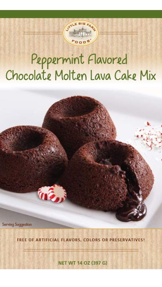 Peppermint Molten Lava Cake Mix