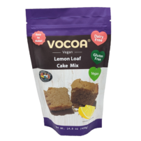 Package of Vocoa Lemon Loaf Mix